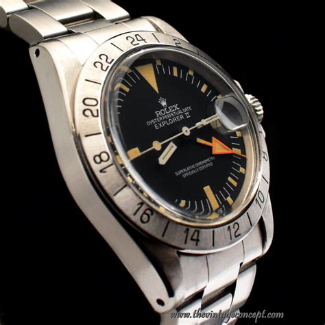 rolex vintage explorer ii orange hands